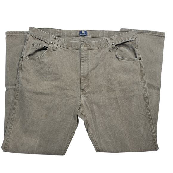 Wrangler Mens Premium Performance Cowboy Cut Regular Fit Jeans Tan 42x34 - Picture 3 of 5